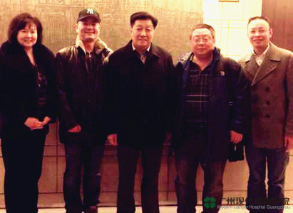 Lãnh đạo cao cấp của viện gặp gỡ viện sĩ Hảo Hy Sơn học viện kỹ thuật Tru