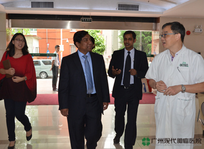 ông Al Maruf Khan , Dr. Karishma , bệnh viện ung bướu Hiện Đại Quảng Châu , phỏng vấn giao lưu